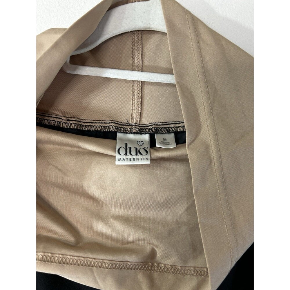 Duo Maternity Pull-On Dress Pants Over-Belly Panel Stretch Pockets M 28" - Picture 3 of 6